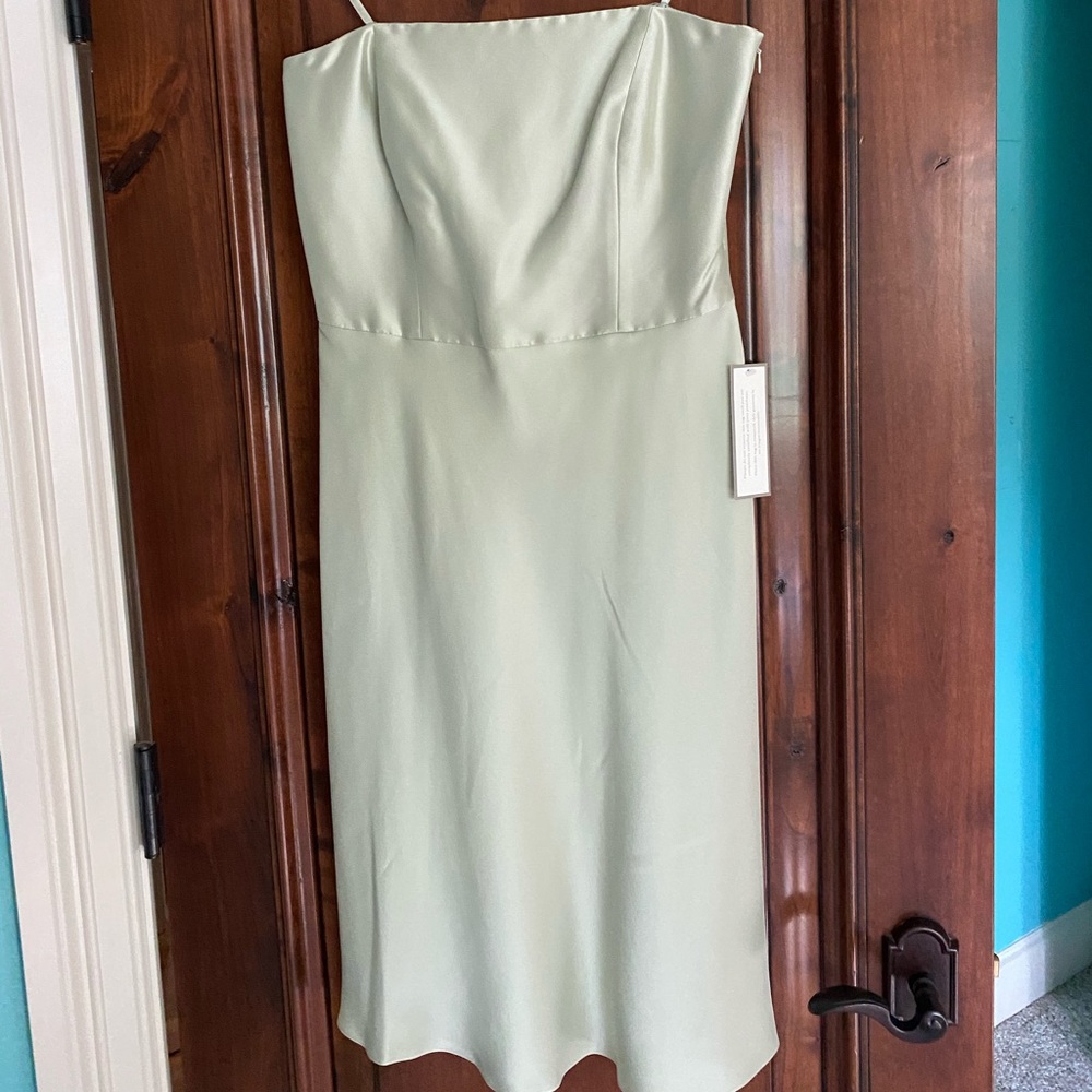 Ann Taylor celebrations silk strapless dress